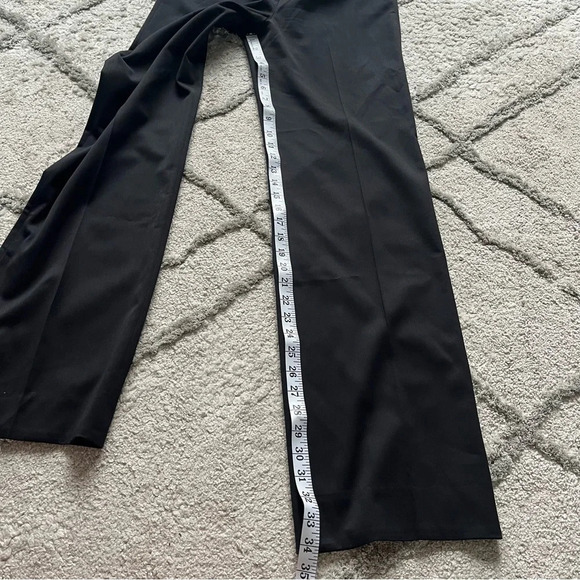 St. John Collection black trousers wide leg office career pants  4 - Picture 3 of 8